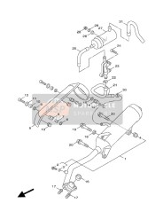 901110680100, Boulon De Palier, Yamaha, 3